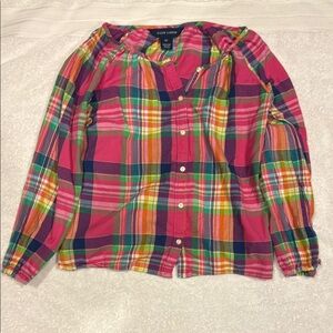 Colorful Plaid Kids Shirt